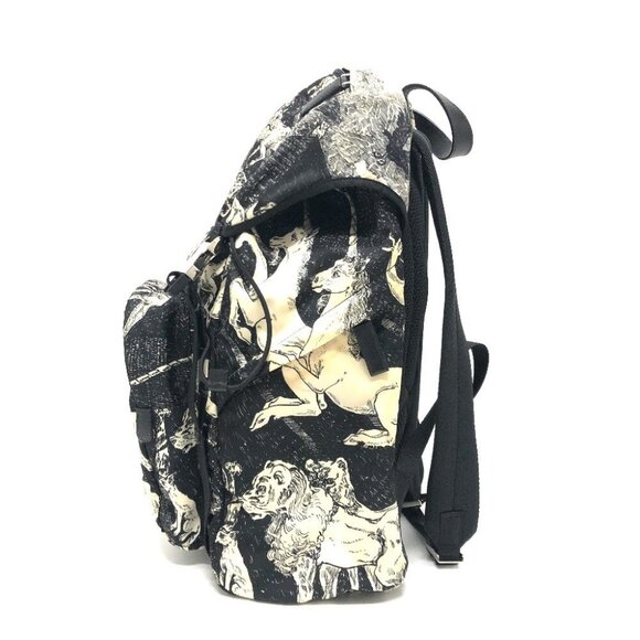PRADA 2VZ135 Animal total pattern Backpack Bag Backpack - Picture 5 of 14